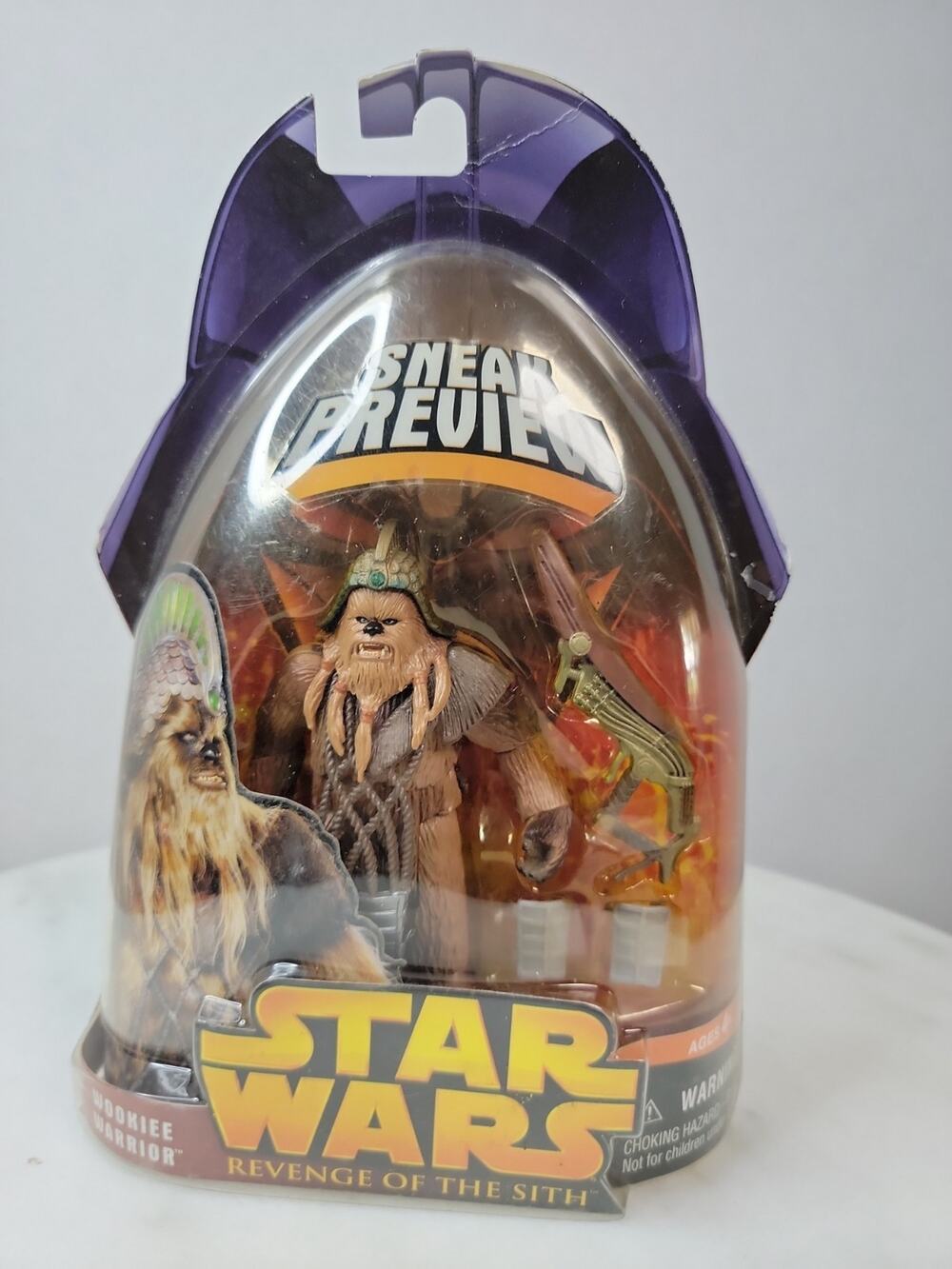 Hasbro Star Wars: Revenge of The Sith Wookie Warrior Sneak Preview Figure 2005